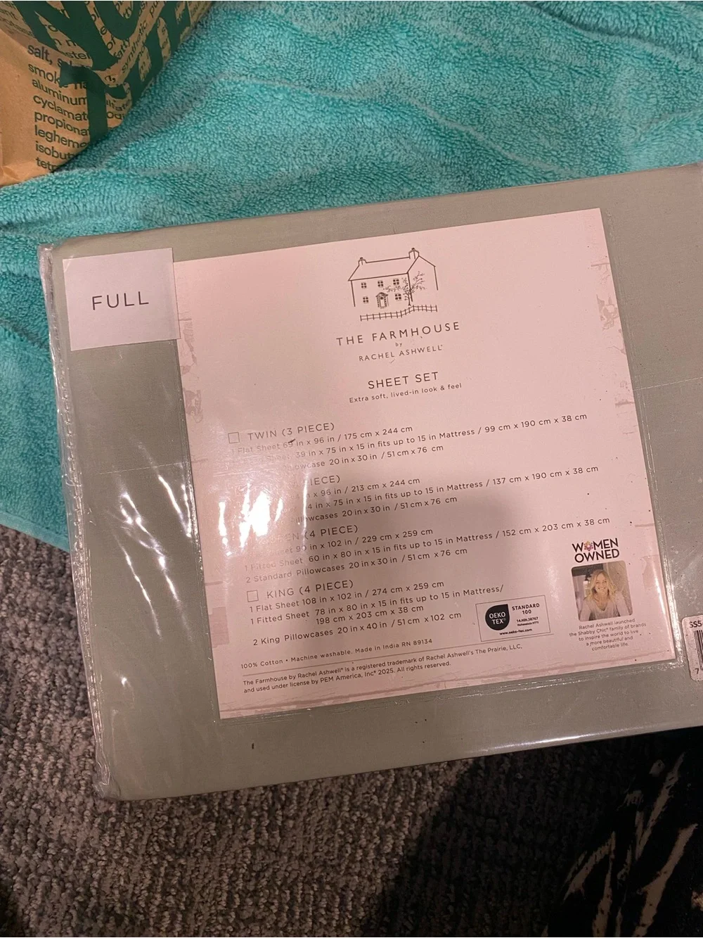 Luxury Egyptian Cotton Sheet Set - Sage Green